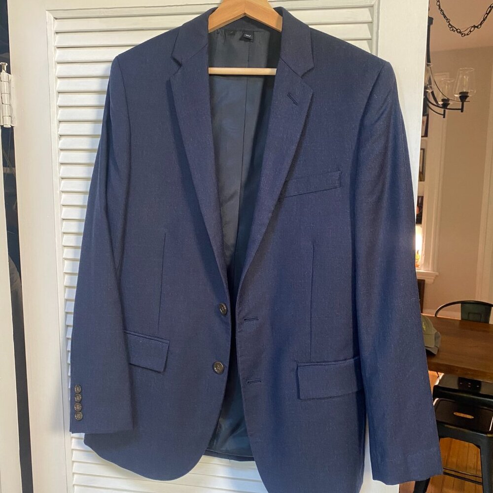 J Crew Thompson Suit Jacket - 38R  - Navy Blue